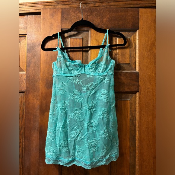 Victoria's Secret Other - Victoria’s Secret Blue Lace Nightie 36B